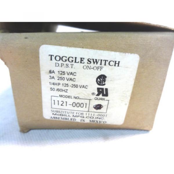 NEW MCGILL 1121-0001 DPST ON-OFF TOGGLE SWITCH #2 image