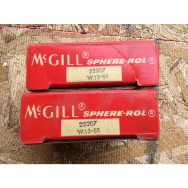 2-McGILL  Bearings, Cat# 22207 W33-SS ,comes w/30day warranty, free shipping #1 image