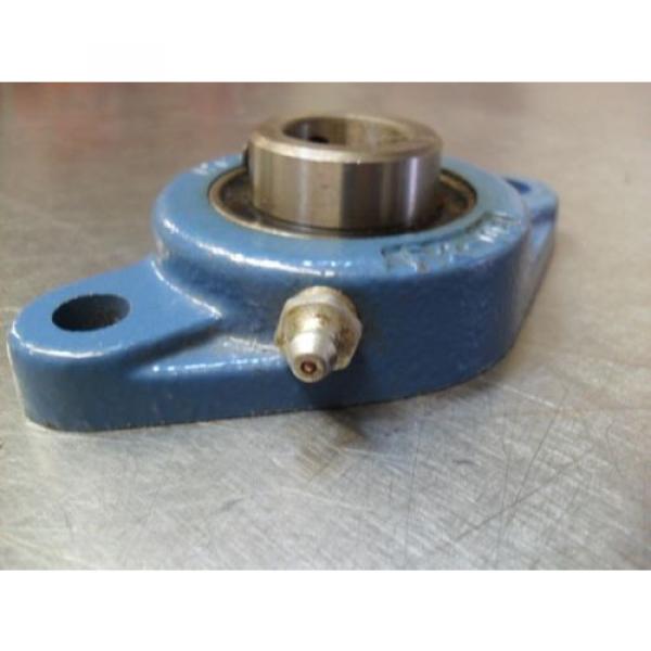 McGill MB 25-7/8  2- bolt flange bearing  2 set screws- zirk Made in USA #5 image