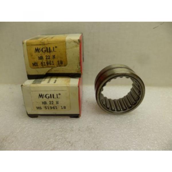 MCGILL MR22N NEEDLE ROLLER BEARING LOT OF 2 NOS #1 image