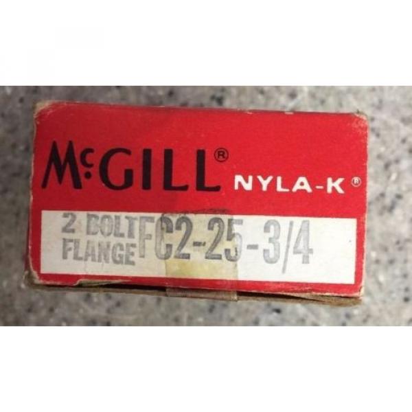 McGill NYLA-K Mounted Ball Bearings FC2-25 3/4&#039; Flange Mounted Bearing Convey #5 image