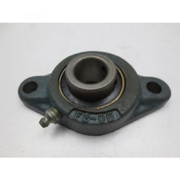 McGill MB 25-7/8 Bearing Insert (7/8&#034; ID) With F2-05 Two Bolt Flange Mount #1 image