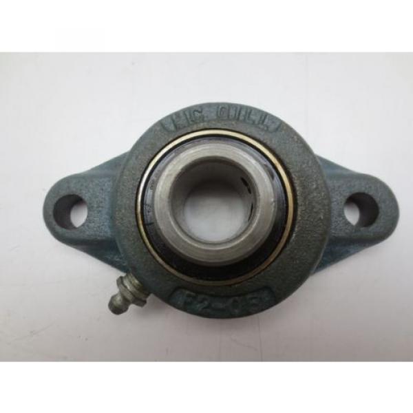 McGill MB 25-7/8 Bearing Insert (7/8&#034; ID) With F2-05 Two Bolt Flange Mount #2 image