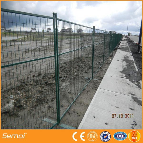 pvc coated canada used temporary fence panel for sale #2 image