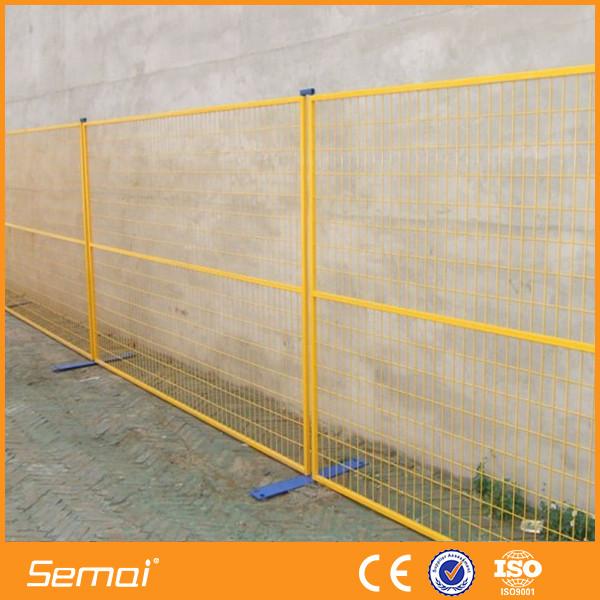 2016 hot sale PVC coated american temporary fence #3 image