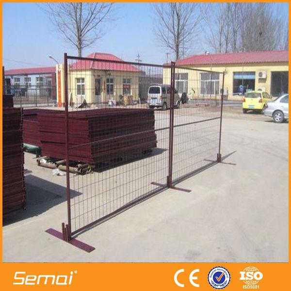 2016 hot sale PVC coated american temporary fence #5 image