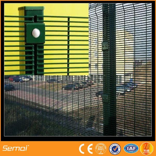 hot-dipped galvanized powder coated high Security 358 Anti-climb Fence for prison #1 image