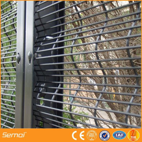 hot-dipped galvanized powder coated high Security 358 Anti-climb Fence for prison #3 image