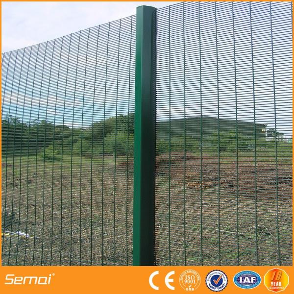 hot-dipped galvanized powder coated high Security 358 Anti-climb Fence for prison #5 image