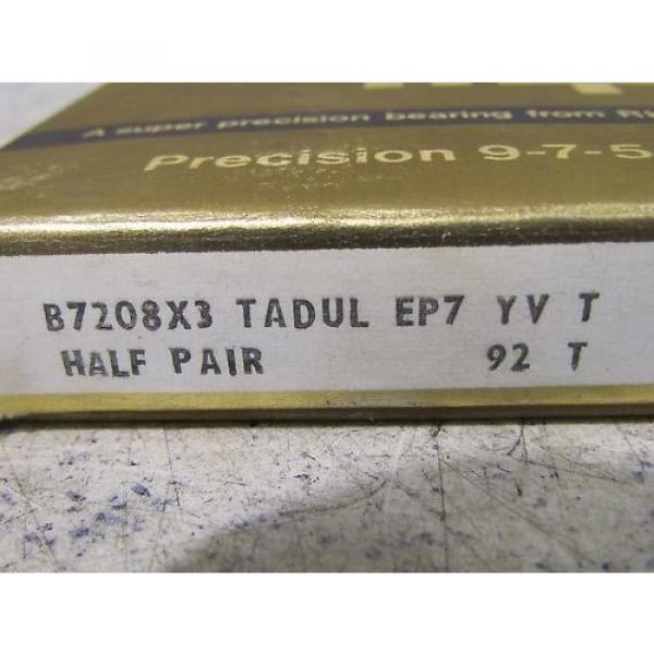 Fafnir   500TQO640A-1   RHP7208 B7208X3 TADUL EP7 Super Precision Bearing Tapered Roller Bearings #2 image