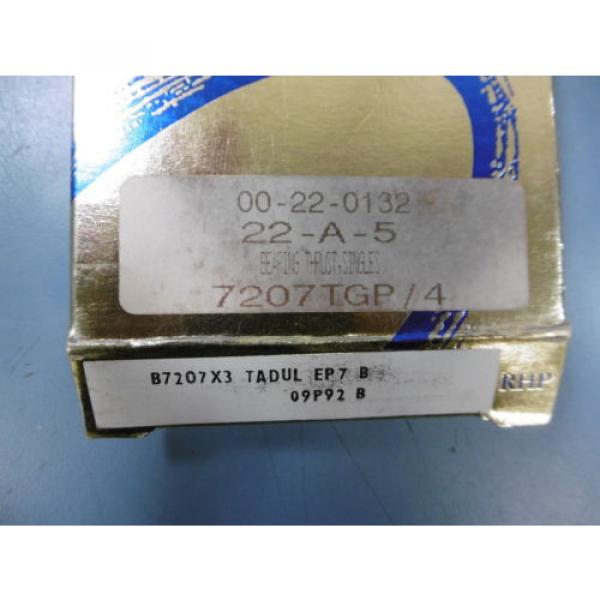 2   480TQO678-1   Sealed RHP 7207 TGP/4 Thrust Bearing B7207x3 TADUL EP7 B Industrial Plain Bearings #5 image