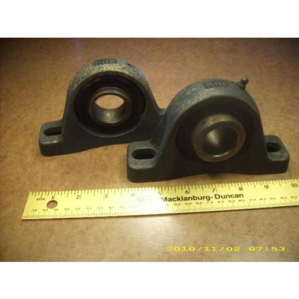 (2)   655TQO935-1   used RHP pillow block bearing units NP5 MP2   1 1/4&#034; bore Industrial Plain Bearings #1 image