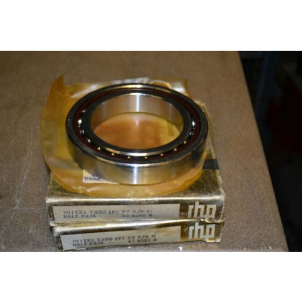 (Lot   500TQO720-1   of 2) RHP Preceision 9-7-5 , 7015X2 TAU EP7 ZV 0/D M, 62 BORE B Bearing Online Shoping #2 image