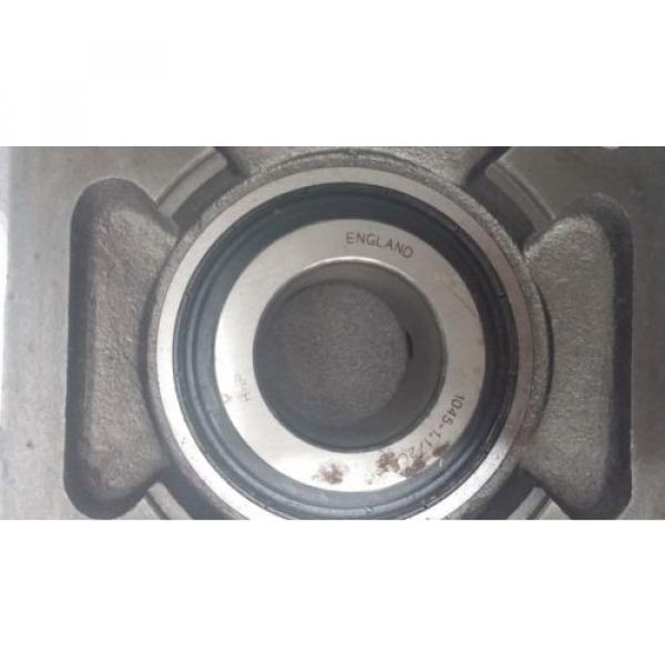 RHP   670TQO980-1   Flange Bearing M9F4 MSF 1045 -1.1/2  SF7 Cast Iron Self Lube 4 Hole LIKE NEW Bearing Online Shoping #3 image