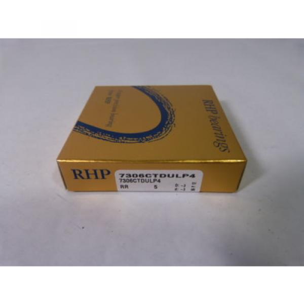 RHP   510TQO655-1   7306CTDULP4 Precision Angular Contact Bearing *Sealed* ! NEW IN BOX ! Bearing Online Shoping #1 image