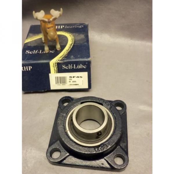 RHP   685TQO965-1    SF45 Cast Iron Self-Lube 4-Bolt Flange Bearing Industrial Plain Bearings #1 image