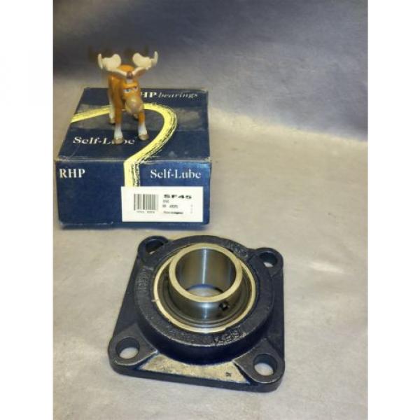 RHP   685TQO965-1    SF45 Cast Iron Self-Lube 4-Bolt Flange Bearing Industrial Plain Bearings #2 image