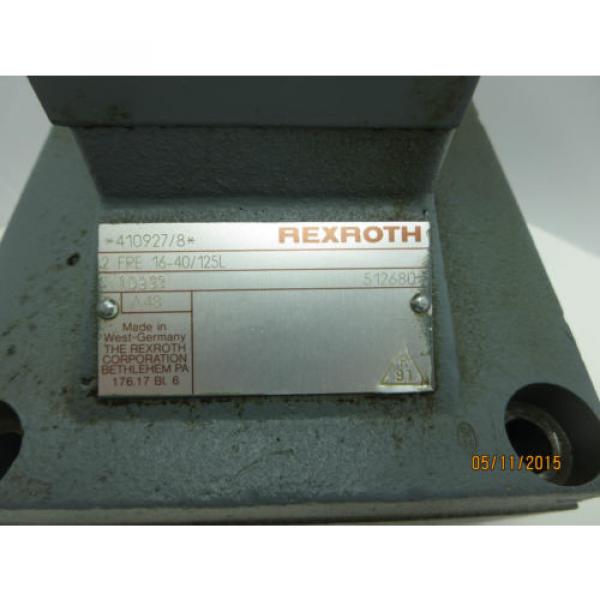 Rexroth Valve 2FRE16-40/125L *USED* #2 image