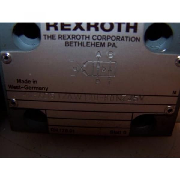 NEW REXROTH 4WE6D51/AW120-60NZ45V HYDRAULIC DIRECTIONAL CONTROL VALVE #2 image