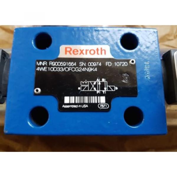 New Rexroth Hydraulic Directional Control Valve 4WE10D3X/OFCG24N9K4 / R900591664 #2 image