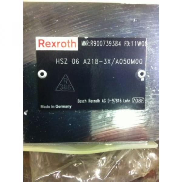 REXROTH HSZ06A218-3X/A050M00 HYDRAULIC PRESSURE RELIEF VALVE NEW R900739384 #2 image
