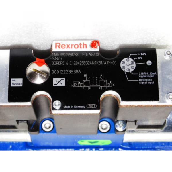 Rexroth  R900958788 / 3DREPE 6 C-20=25EG24N9K31/A1M=00  + R900755997 Invoice #4 image