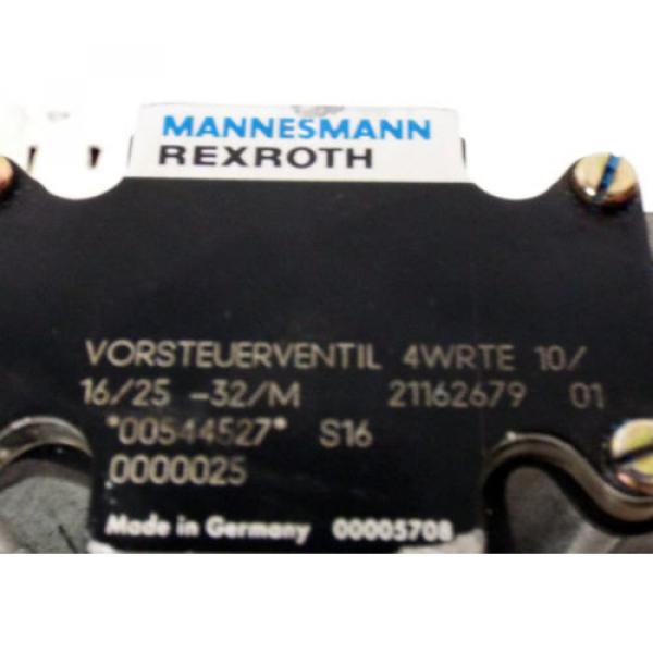 1 USED MANNESMANN REXROTH 4WRTE 16 V200L CLOSED LOOP DIRECTIONAL CONTROL VALVE #3 image