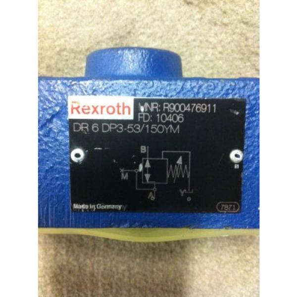 REXROTH DR6DP3-53/150YM HYDRAULIC PRESSURE RELIEF VALVE NEW R900476911 #3 image