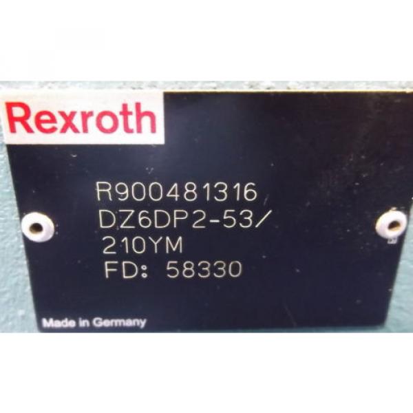 REXROTH PRESSURE REDUCER VALVE  R900481316 #2 image
