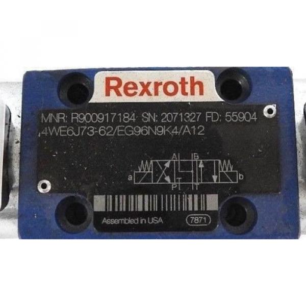 NEW REXROTH R900917184 DIRECTIONAL CONTROL VALVE 4WE6J73-62/EG96N9K4/A12 #3 image
