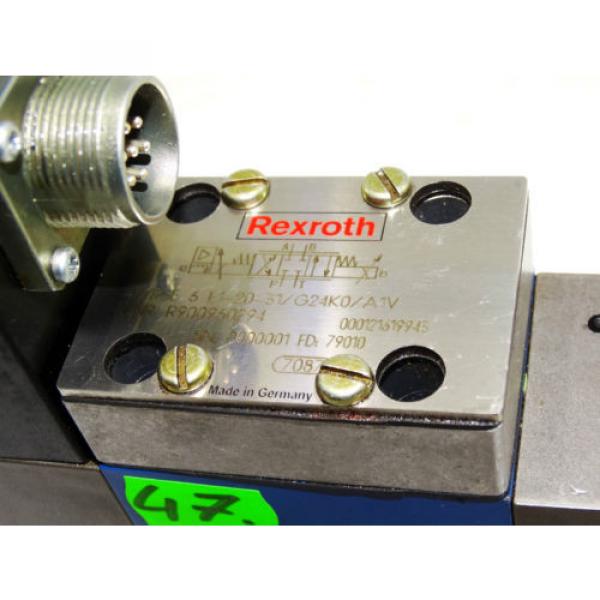 Rexroth Bosch valve ventil 4WRSE 6 E1-20-31/G24K0/A1V / R900960294    Invoice #3 image