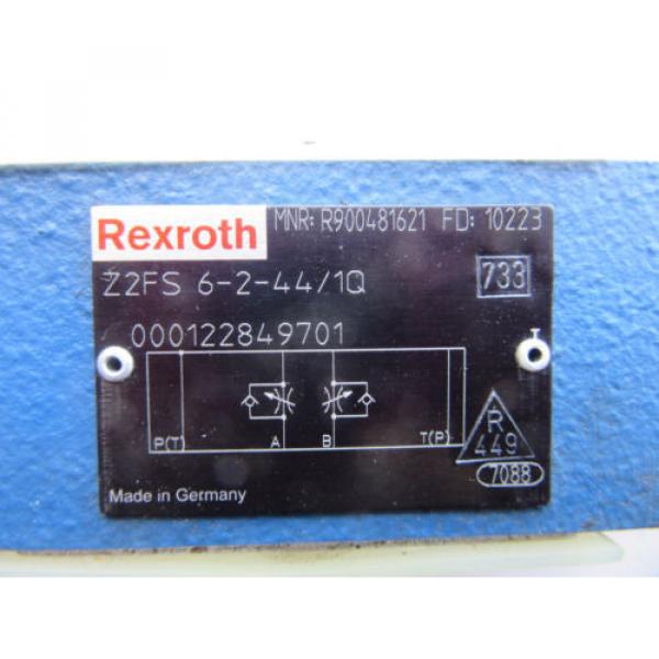 Rexroth R900481621 Hydraulic Control Valve Z2FS6-2-44/1Q NEW!!! #2 image