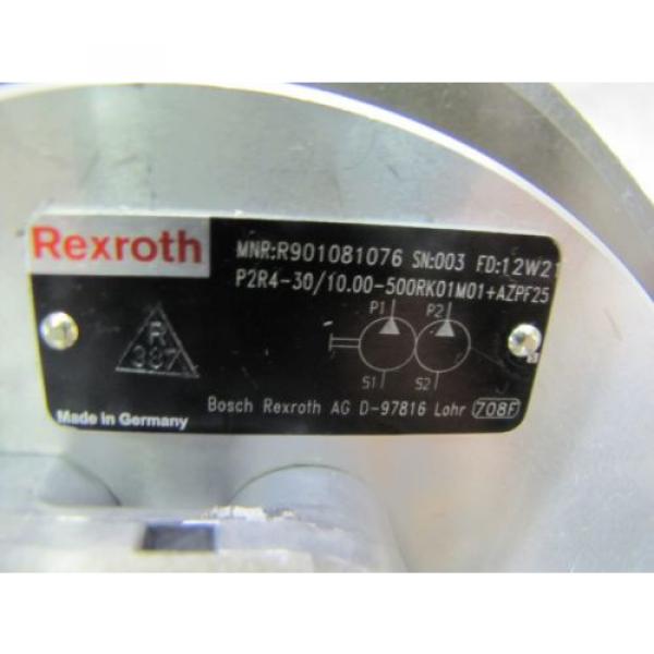 NEW REXROTH P2R4-30/10.00-500RK01M01+AZPF25 HYDRAULIC PUMP 1515800013 GEAR MOTOR #3 image