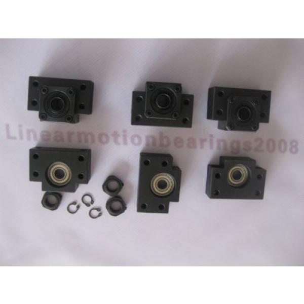 Ball M284148D/M284111  screw bearing mounts end supports 3 sets BK12 BF12 (3 BK12 and 3 BF12) After-sales Maintenance #1 image