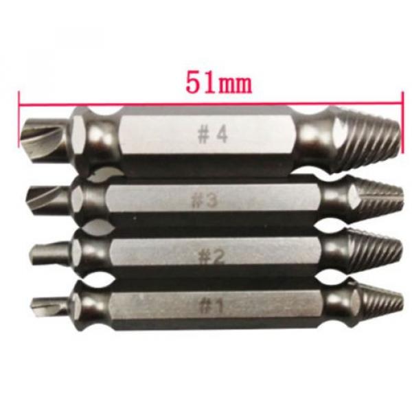 New 94700/94114D   4pcs Screw extractor  Batch head removal device Lubrication Solutions #2 image