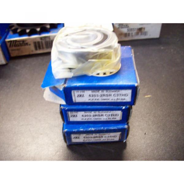 ZKL Roller Bearing 6203-2RSR C3THD *NEW* #1 image