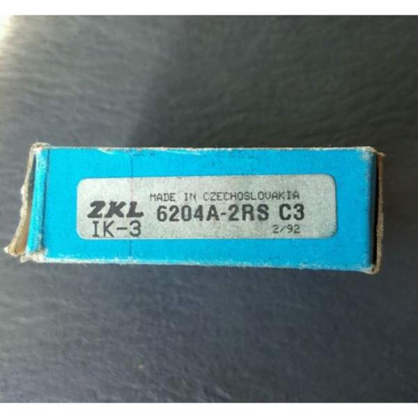 6204A-2RS C3 ZKL Ball Bearing New #3 image