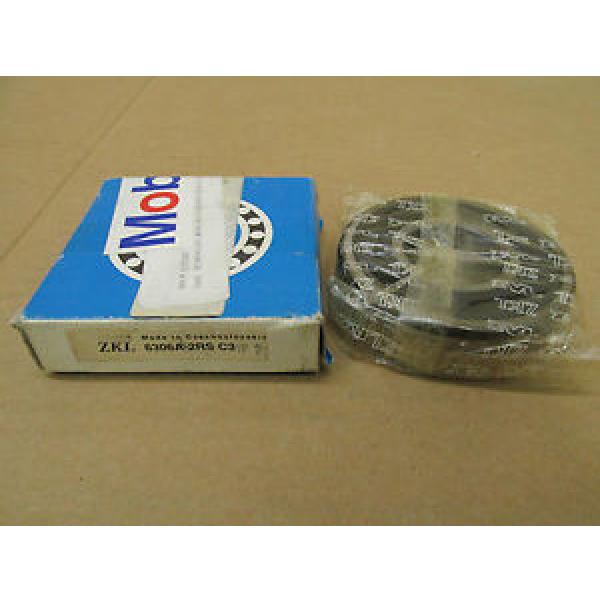 1 NIB ZKL ZVL 6306A-2RS C3 BEARING RUBBER SHIELD 2 SIDES 6306A2RS 63062RS C3 NEW #1 image