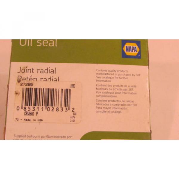 SKF Napa 27295 Oil Seal #4 image