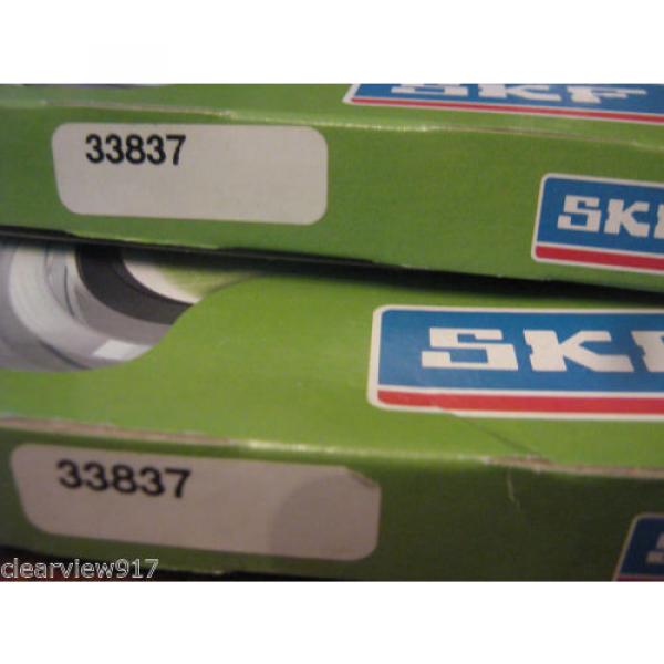 SKF oil seal 33837 lot of quantity 2 Inside Diameter 3.375&#034; Outside D 4.999&#034; #1 image
