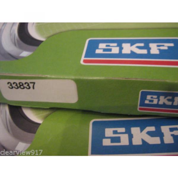 SKF oil seal 33837 lot of quantity 2 Inside Diameter 3.375&#034; Outside D 4.999&#034; #3 image
