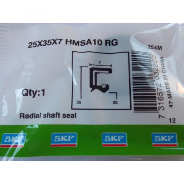Oil Seal SKF 25x35x7mm Double Lip R23/TC #2 image