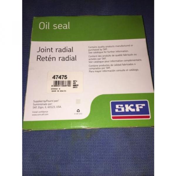 SKF oil seal 47475 Chicago rawhide CR-47475 Nitrile #3 image