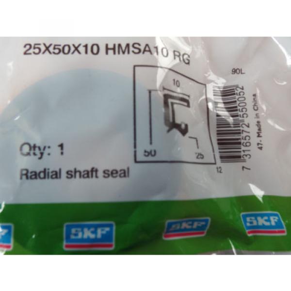 Oil Seal SKF 25x50x10mm Double Lip R23/TC #2 image