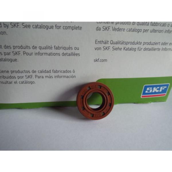 Oil Seal SKF Viton 12x24x7mm Double Lip R23/TC #1 image