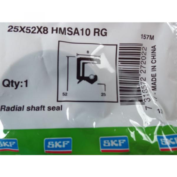 Oil Seal SKF 25x52x8mm Double Lip R23/TC #2 image