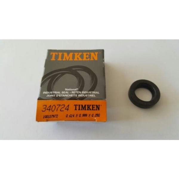 340724 TIMKEN NATIONAL OIL GREASE SEAL .614 X 0.999 X 0.250 CR  SKF 6152 #3 image