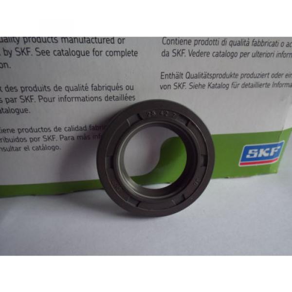 Oil Seal SKF 25x42x7mm Double Lip R23/TC #1 image