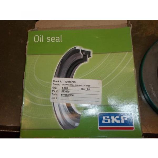 SKF CHICAGO RAWHIDE OIL SEAL 40138 LIP TYPE SMALL JOINT RADIAL  (D2) #5 image