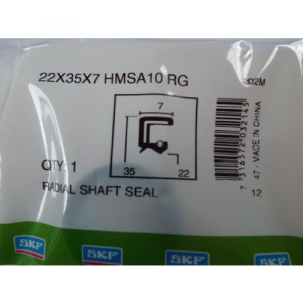Oil Seal SKF 22x35x7mm Double Lip R23/TC #2 image